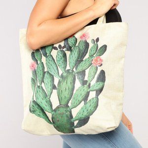Cactus Beach Tote - canvas